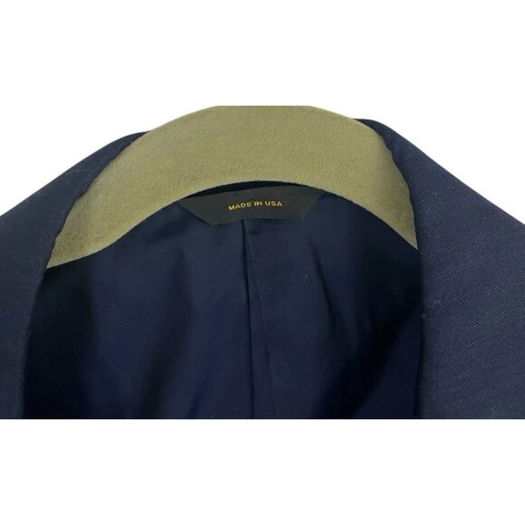 Hickey Freeman Blazer Sport Coat Blue Wool 41R Men's Tailored Career Office - Picture 5 of 11